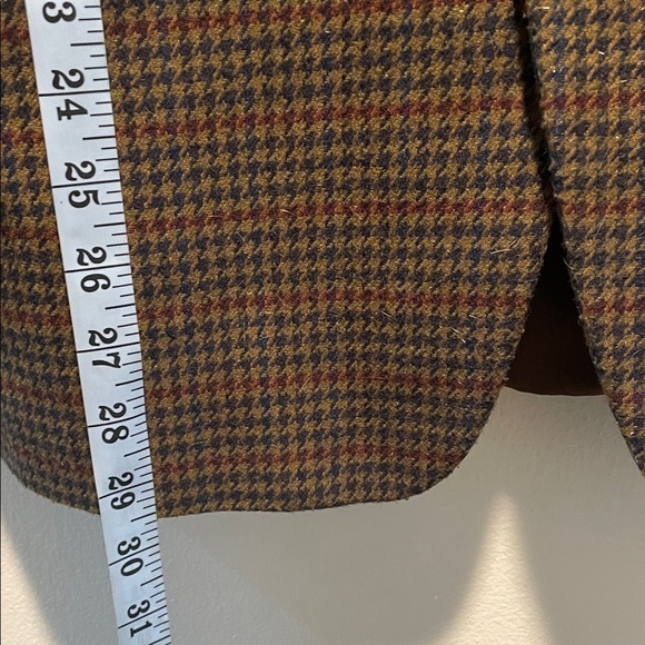 E. DeSimone Classic Brown Houndstooth Men's Neapolitan Style Blazer - Picture 6 of 14